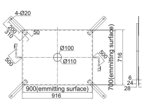 LTS-FTR700900-B/G/W