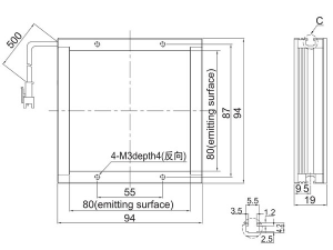 LTS-2PFT8080-B/G/W