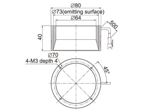 LTS-FPR80-B/G/W 