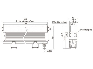 LTS-2COXL260-R/B/G/W