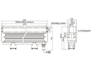 LTS-2COXL300-R/B/G/W