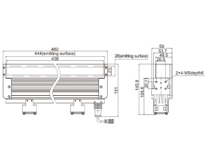 LTS-2COXL460-R/B/G/W