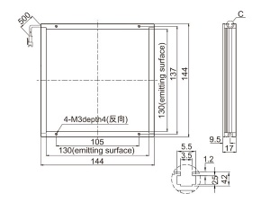 LTS-2FT130130-B/G/W