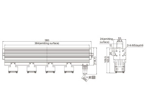 LTS-2LIN380-R/B/G/W