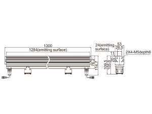 LTS-2LIN1300-R/B/G/W