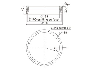 LTS-FPR180-B/G/W