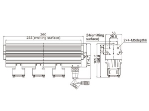 LTS-2LIN260-R/B/G/W