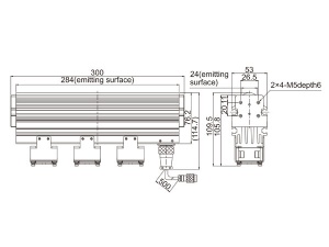 LTS-2LIN300-R/B/G/W