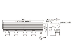 LTS-2LIN340-R/B/G/W