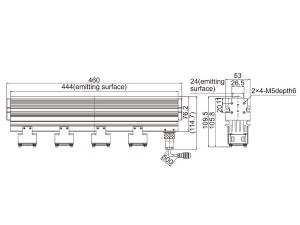 LTS-2LIN460-R/B/G/W