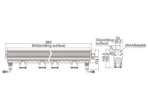 LTS-2LIN860-R/B/G/W