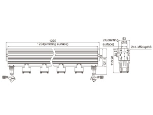 LTS-2LINS1220 -R/B/G/W