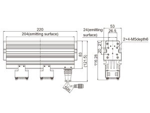 LTS-2LINS220-R/B/G/W