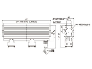 LTS-2LINS260-R/B/G/W