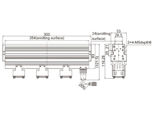 LTS-2LINS300-R/B/G/W