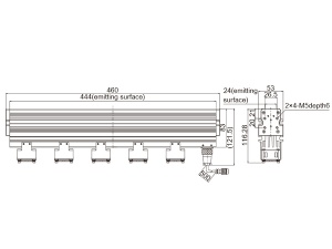 LTS-2LINS460-R/B/G/W